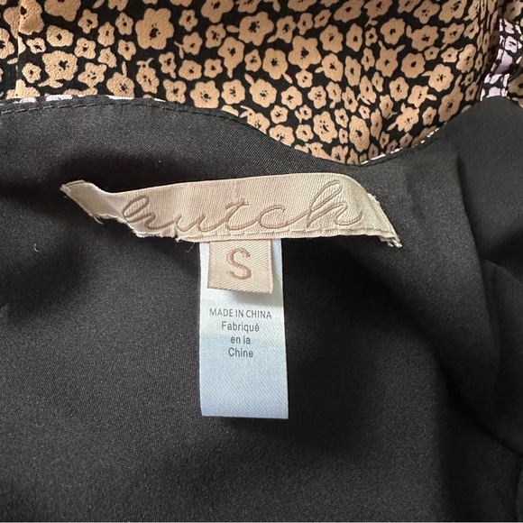 Anthropologie Hutch Elma Contrast Wrap Midi Dress sz Small - Picture 15 of 16